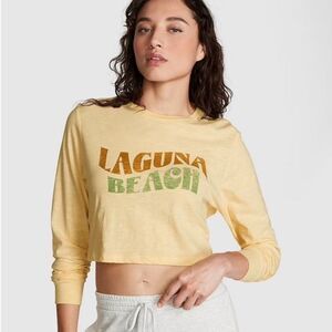 PINK Long Sleeve Laguna Beach Tee